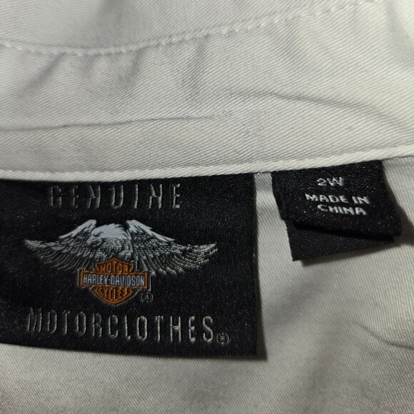 Harley-Davidson Zip Up Blouse - Picture 5 of 6